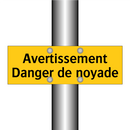 Avertissement Danger de noyade