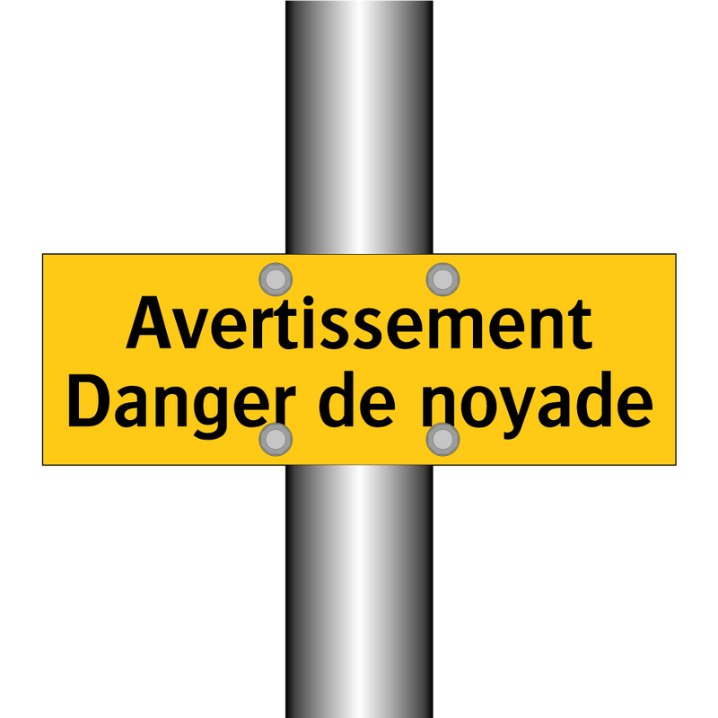 Avertissement Danger de noyade