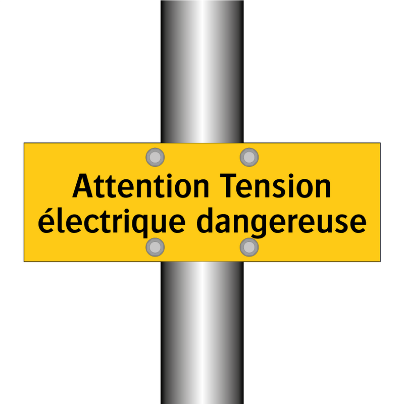 Attention Tension électrique dangereuse