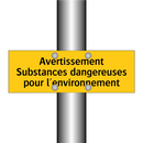 Avertissement Substances dangereuses pour l'environnement