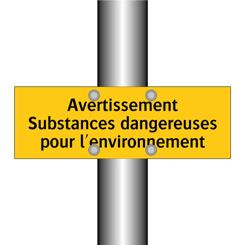Avertissement Substances dangereuses pour l'environnement