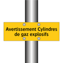 Avertissement Cylindres de gaz explosifs