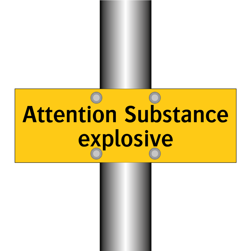 Attention Substance explosive