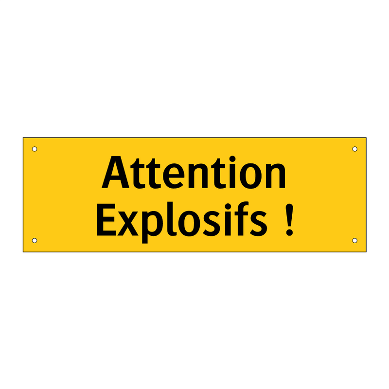 Attention Explosifs !