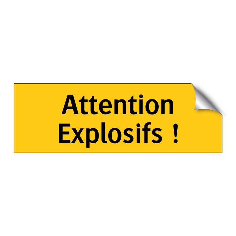 Attention Explosifs !