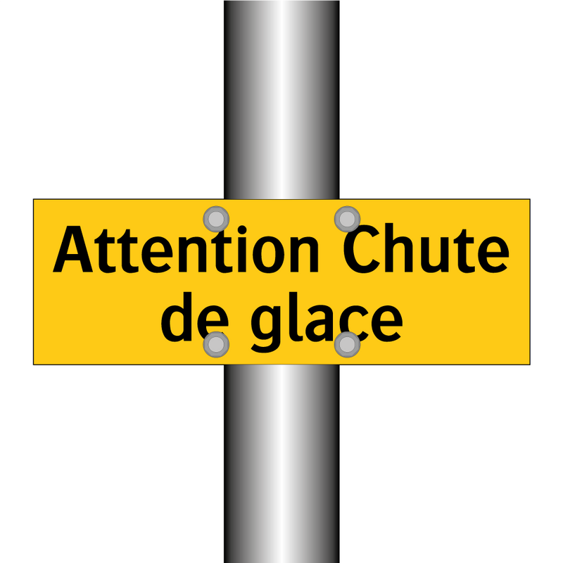 Attention Chute de glace