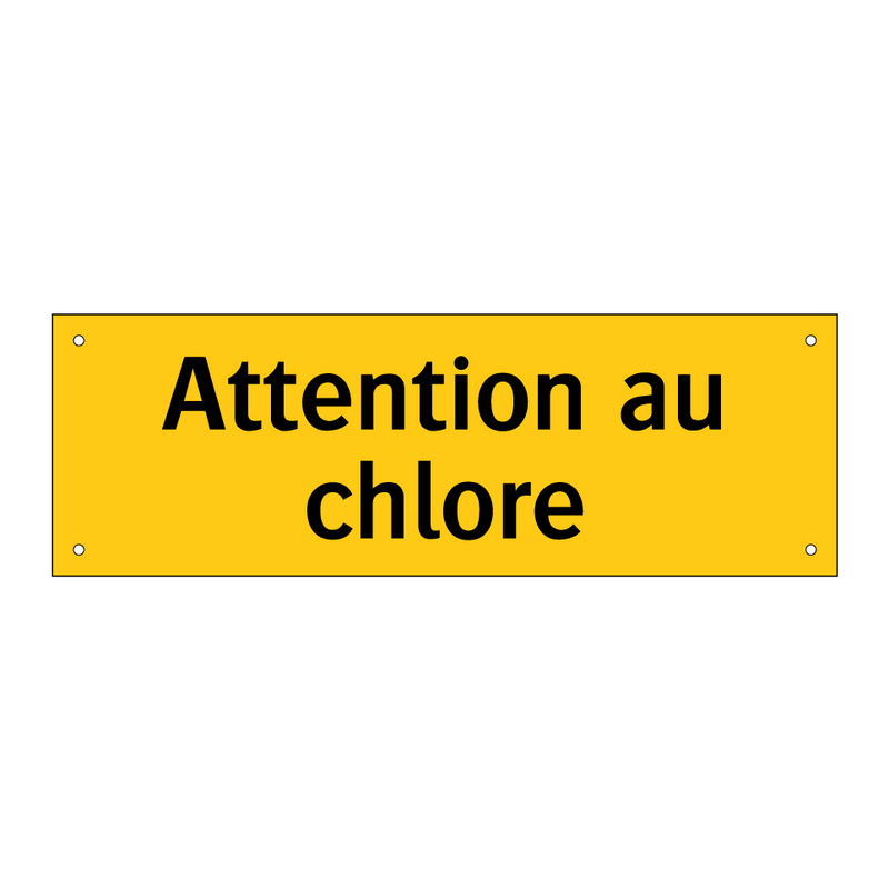 Attention au chlore