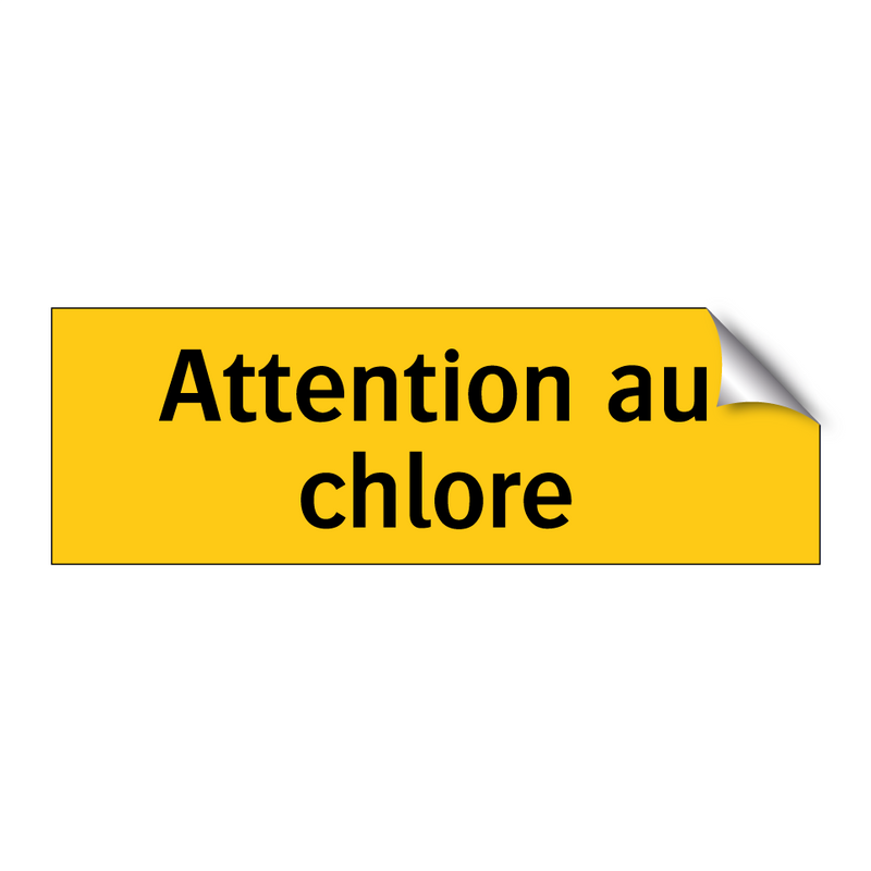 Attention au chlore