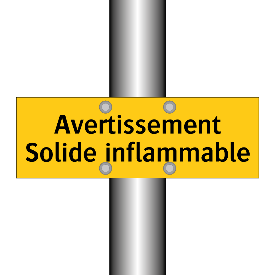 Avertissement Solide inflammable