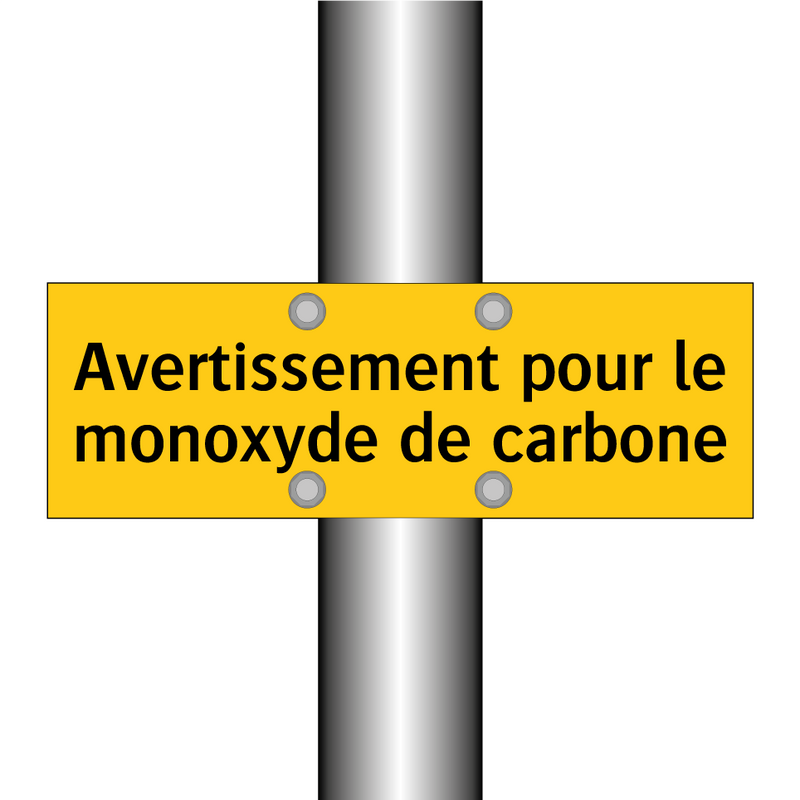 Avertissement pour le monoxyde de carbone