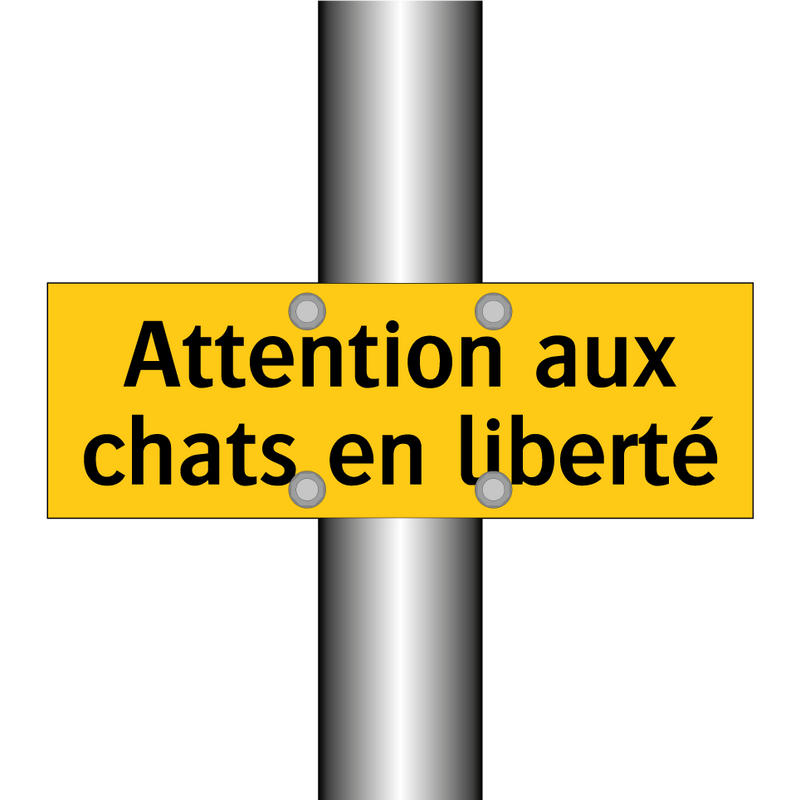 Attention aux chats en liberté