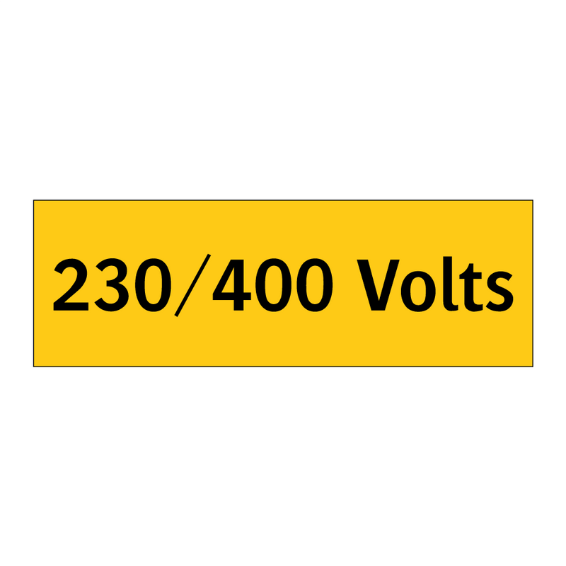 230/400 Volts