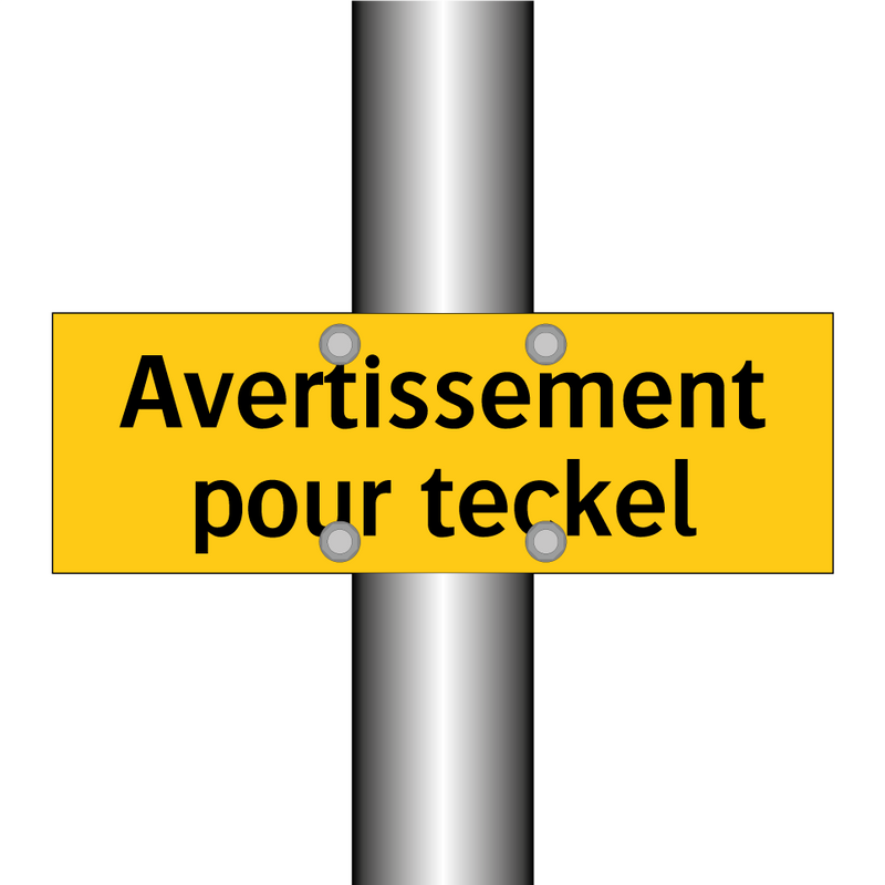 Avertissement pour teckel