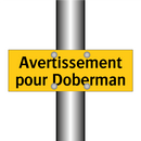 Avertissement pour Doberman