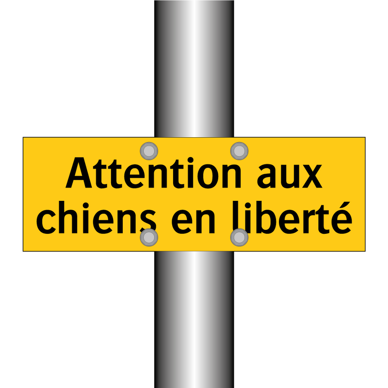 Attention aux chiens en liberté