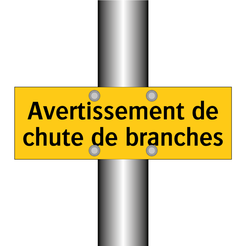 Avertissement de chute de branches