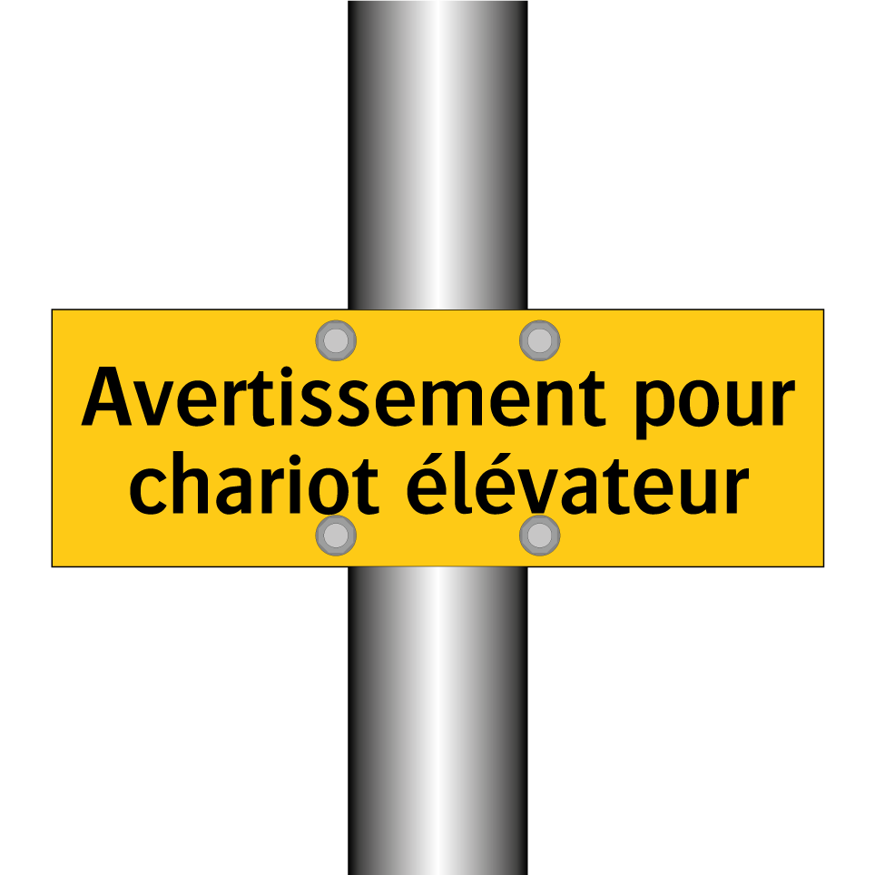 Avertissement pour chariot élévateur