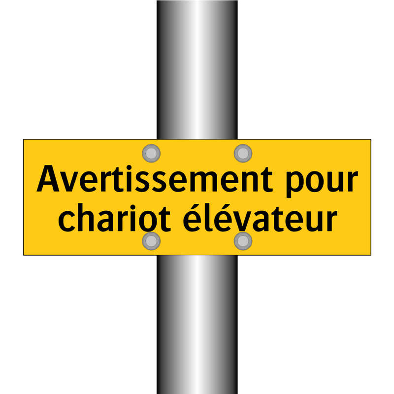 Avertissement pour chariot élévateur