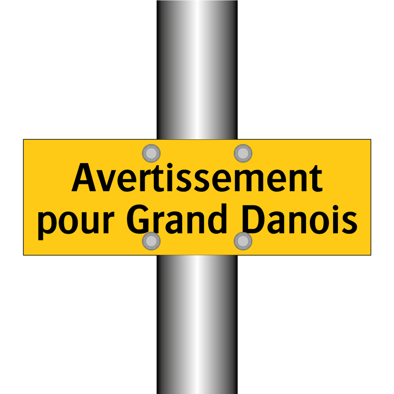 Avertissement pour Grand Danois