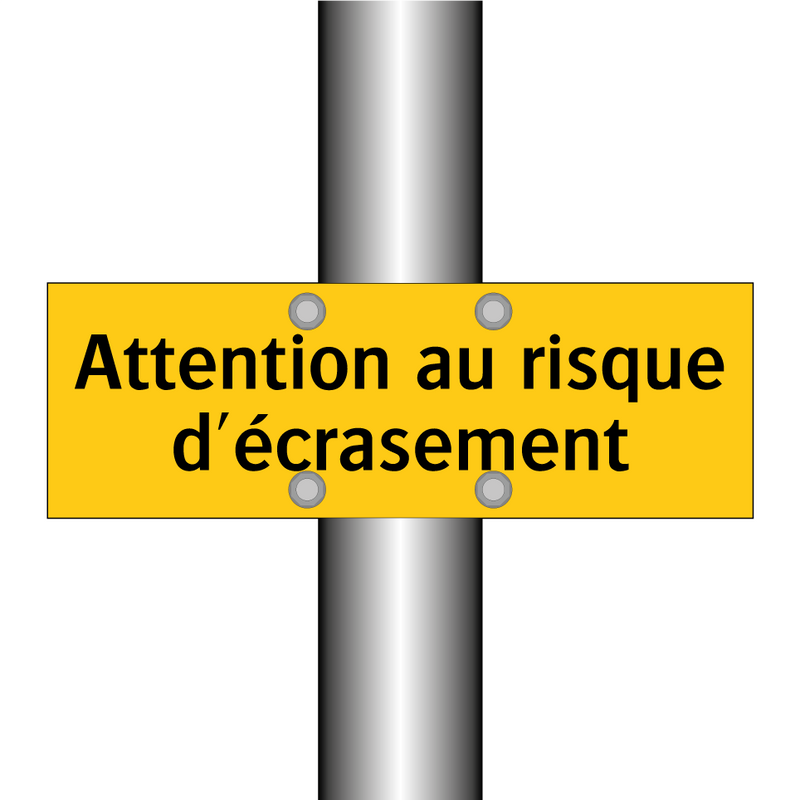Attention au risque d'écrasement