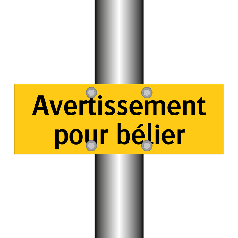 Avertissement pour bélier