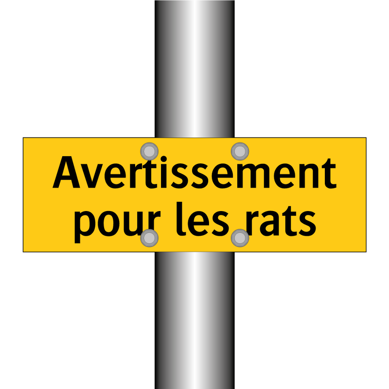 Avertissement pour les rats