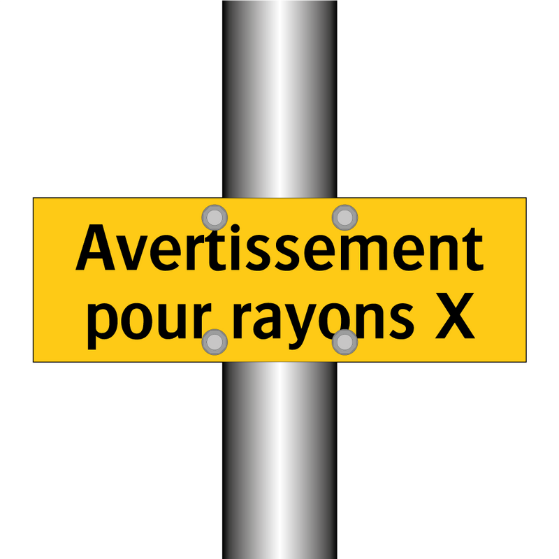 Avertissement pour rayons X