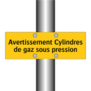 Avertissement Cylindres de gaz sous pression