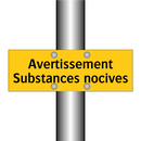 Avertissement Substances nocives