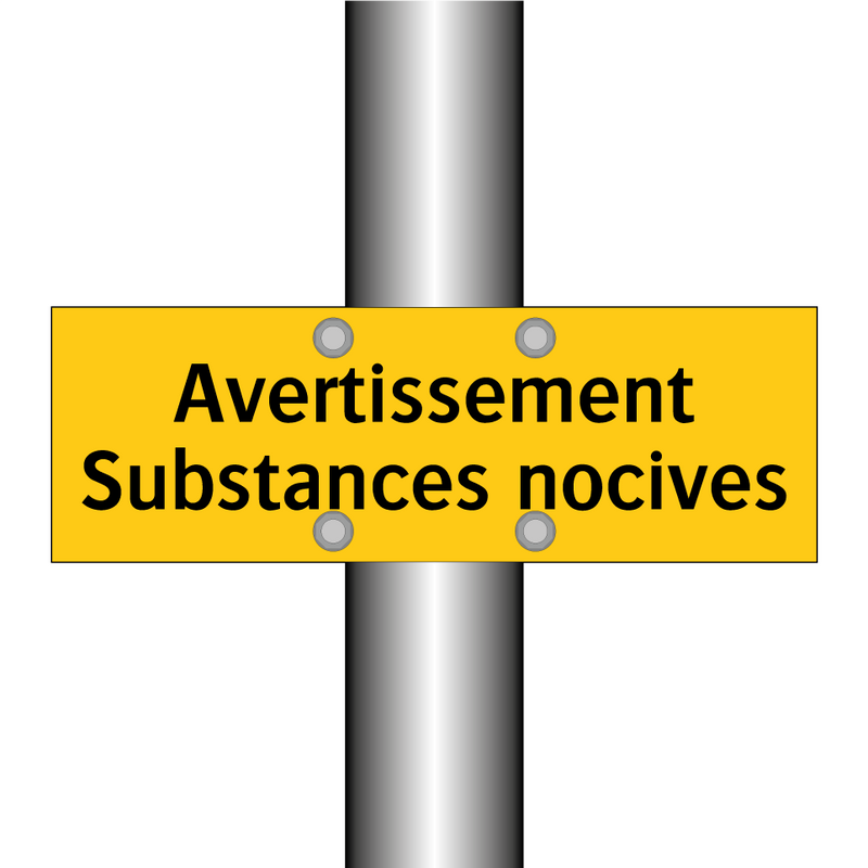 Avertissement Substances nocives