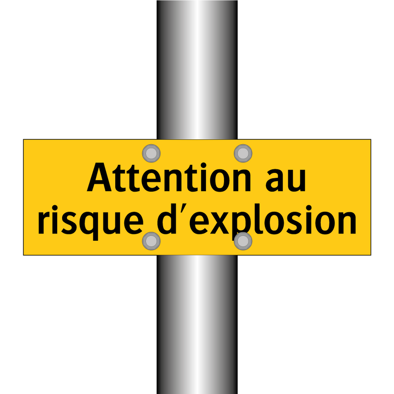 Attention au risque d'explosion