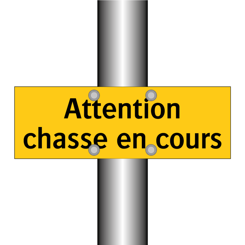 Attention chasse en cours