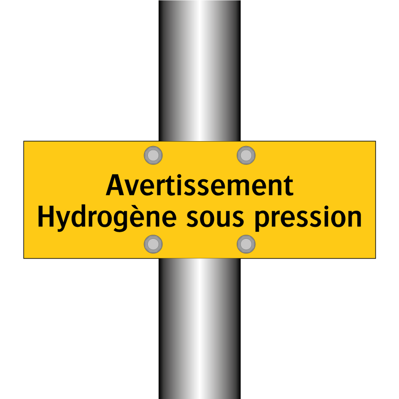 Avertissement Hydrogène sous pression