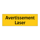 Avertissement Laser