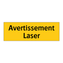 Avertissement Laser
