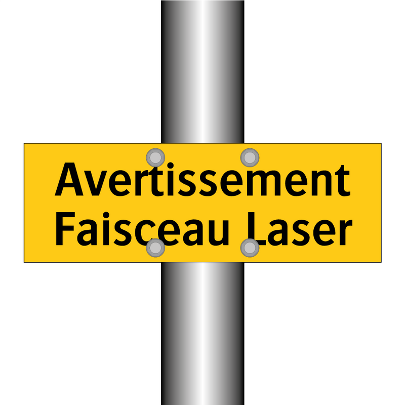 Avertissement Faisceau Laser