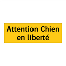 Attention Chien en liberté
