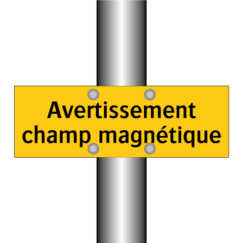 Avertissement champ magnétique