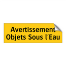 Avertissement Objets Sous l'Eau
