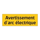 Avertissement d'arc électrique