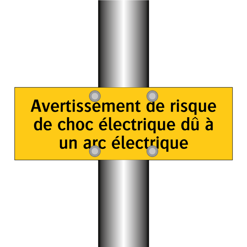 Avertissement de risque de choc électrique dû à un arc électrique
