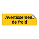 Avertissement de froid