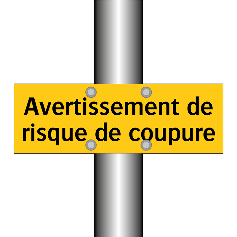 Avertissement de risque de coupure