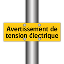 Avertissement de tension électrique