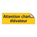 Attention chariot élévateur