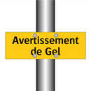 Avertissement de Gel