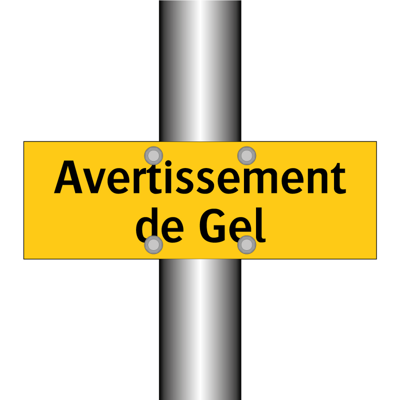 Avertissement de Gel
