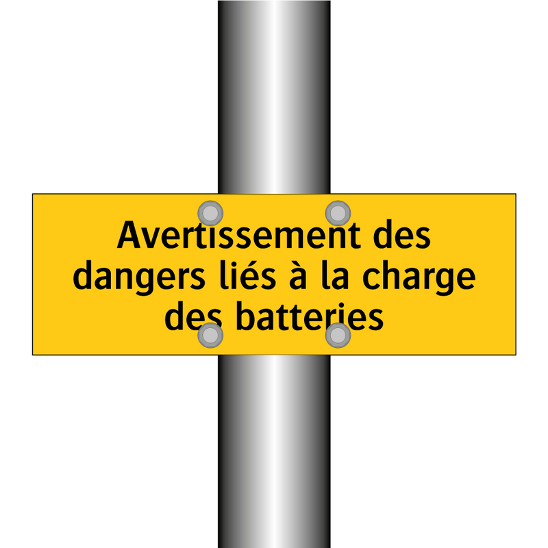 Avertissement des dangers liés à la charge des batteries