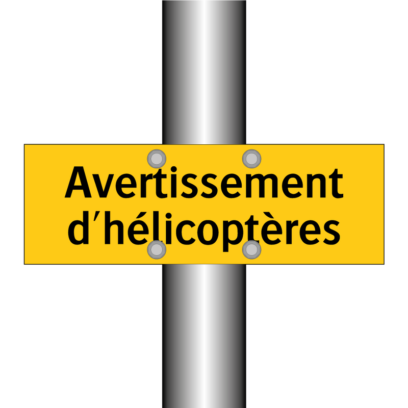 Avertissement d'hélicoptères