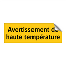 Avertissement de haute température